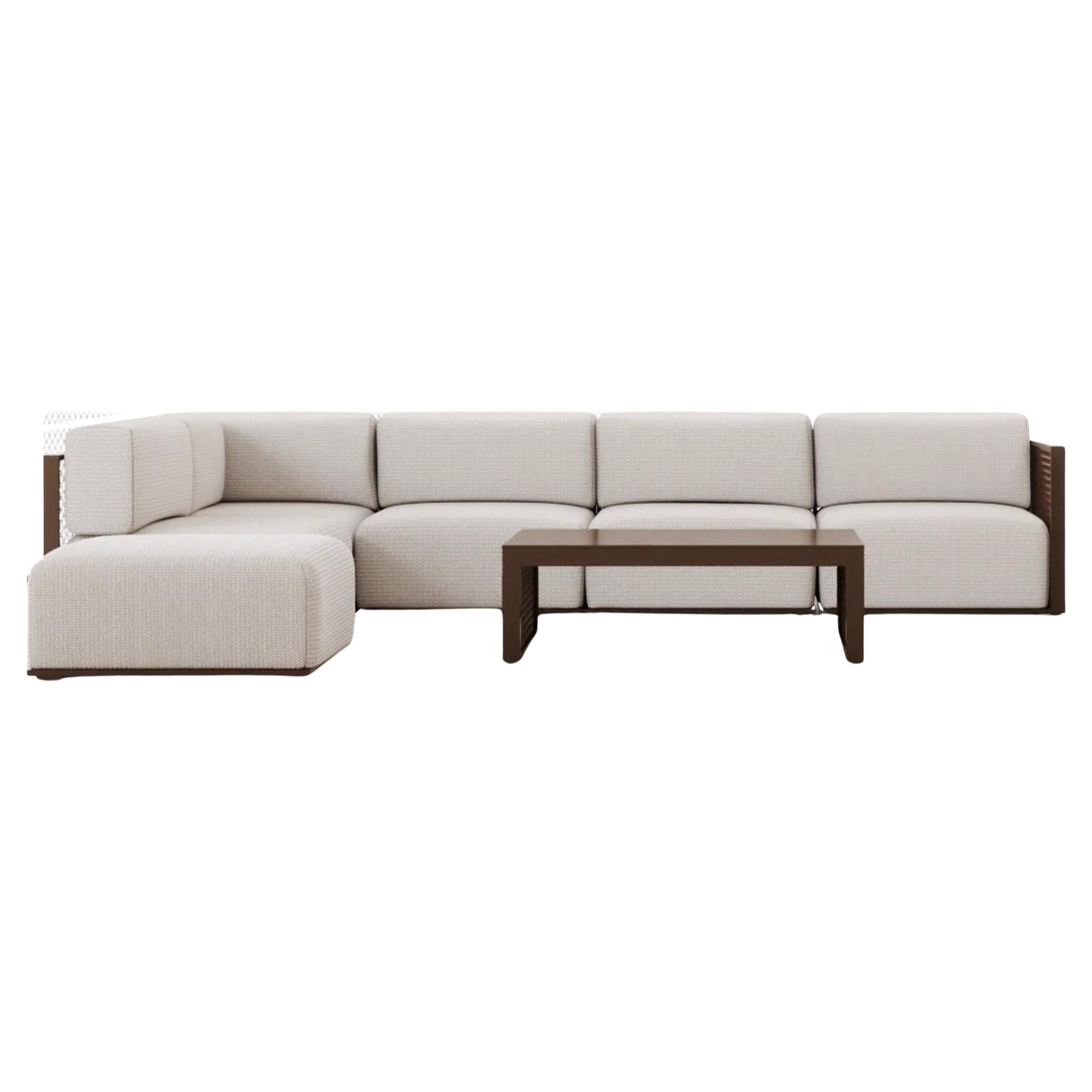 Vondom THE FACTORY Divano modulare di Ramón Esteve - Alluminio laccato in vendita