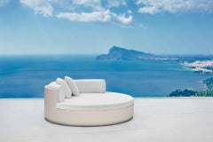 Vondom ULM Daybed Fixed Backrest – Ø180 cm / 70.9 in Diameter - Matt