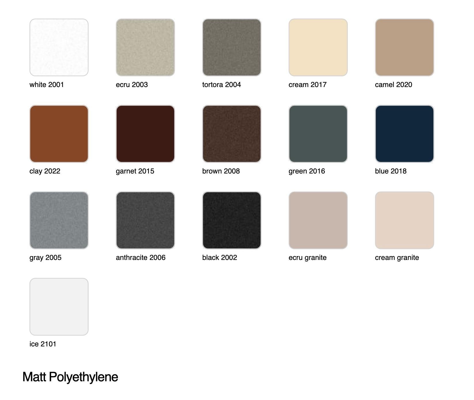 Vondom ULM Daybed Reclining Backrest with Folding Canopy Ø180 cm / 70.9 - Matt For Sale 2