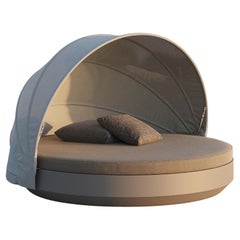 Vondom ULM Daybed Reclining Backrest with Folding Canopy Ø180 cm / 70.9 - Matt