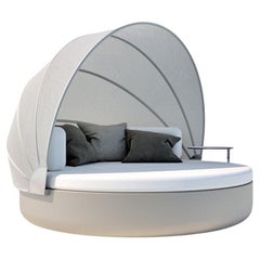 Vondom ULM Daybed Reclining Backrest with Folding Canopy Ø194 / 76.4in Lacquered