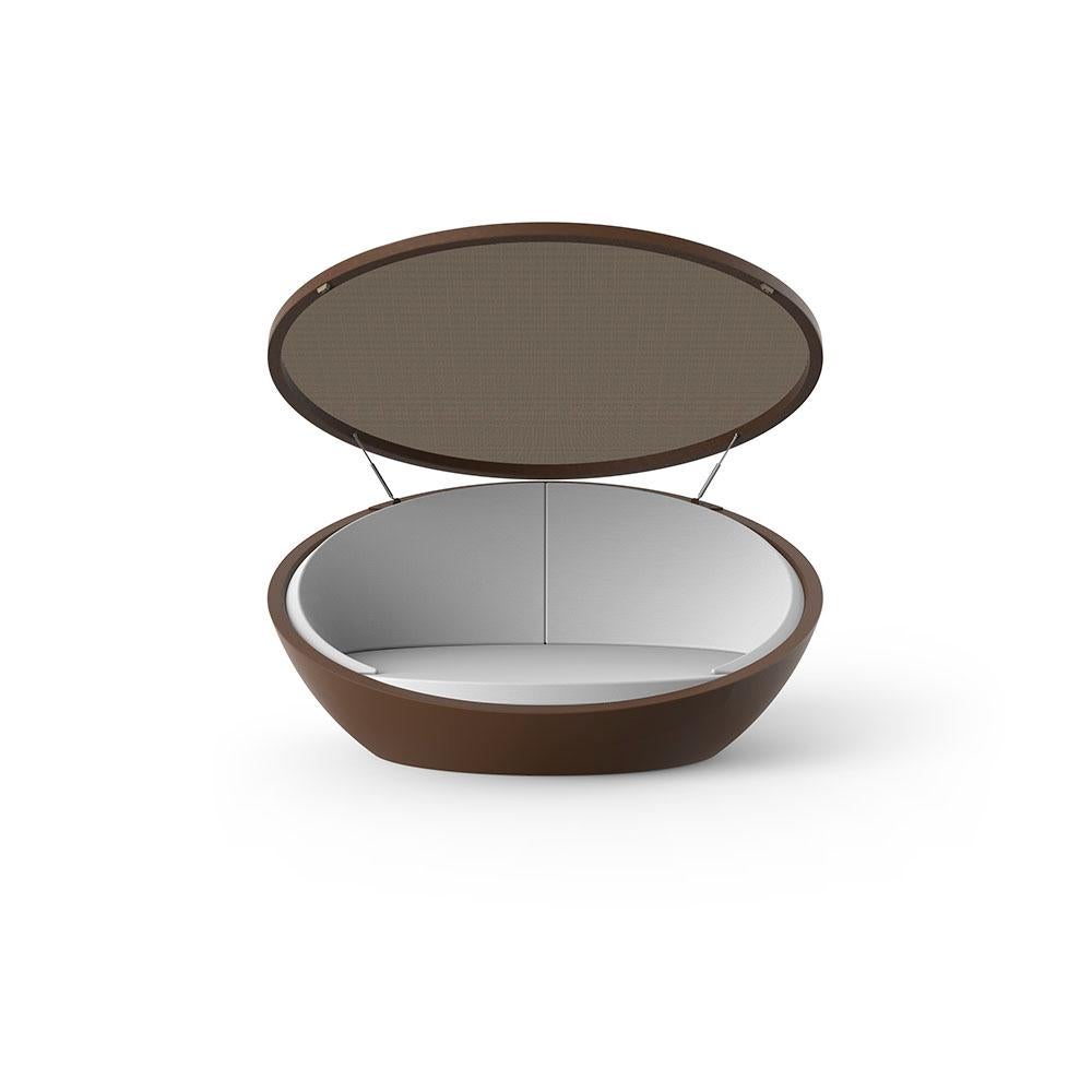 Vondom ULM Daybed mit faltbarem Baldachin - Ø210cm/ Ø82.7in - Matt im Zustand „Neu“ im Angebot in Alcamo, IT