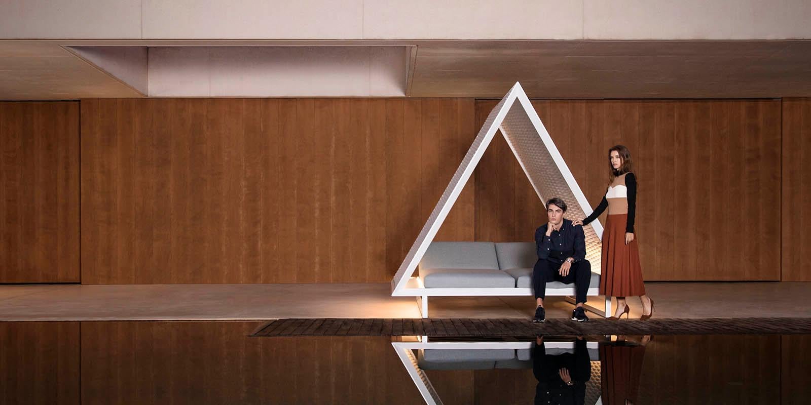 Letto da giorno Vondom VINEYARD con tetto in corda intrecciata - Design di Ramón Esteve in vendita 3