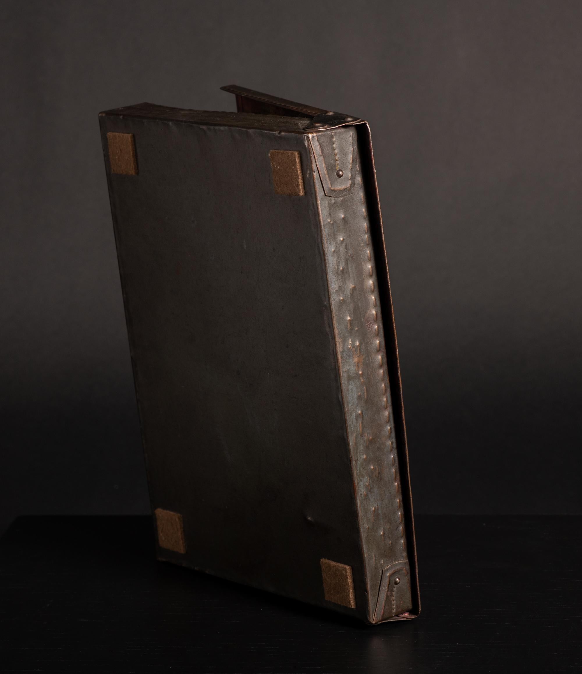 Repoussé Art Nouveau Repousse Voodoo Priest Box by Alfred Daguet