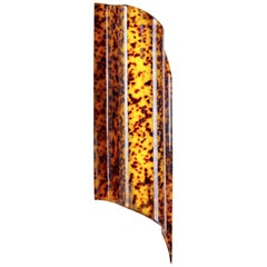 Italian Modern Wall Lamp 'VOODOO' in Tortoise Shell Effect 