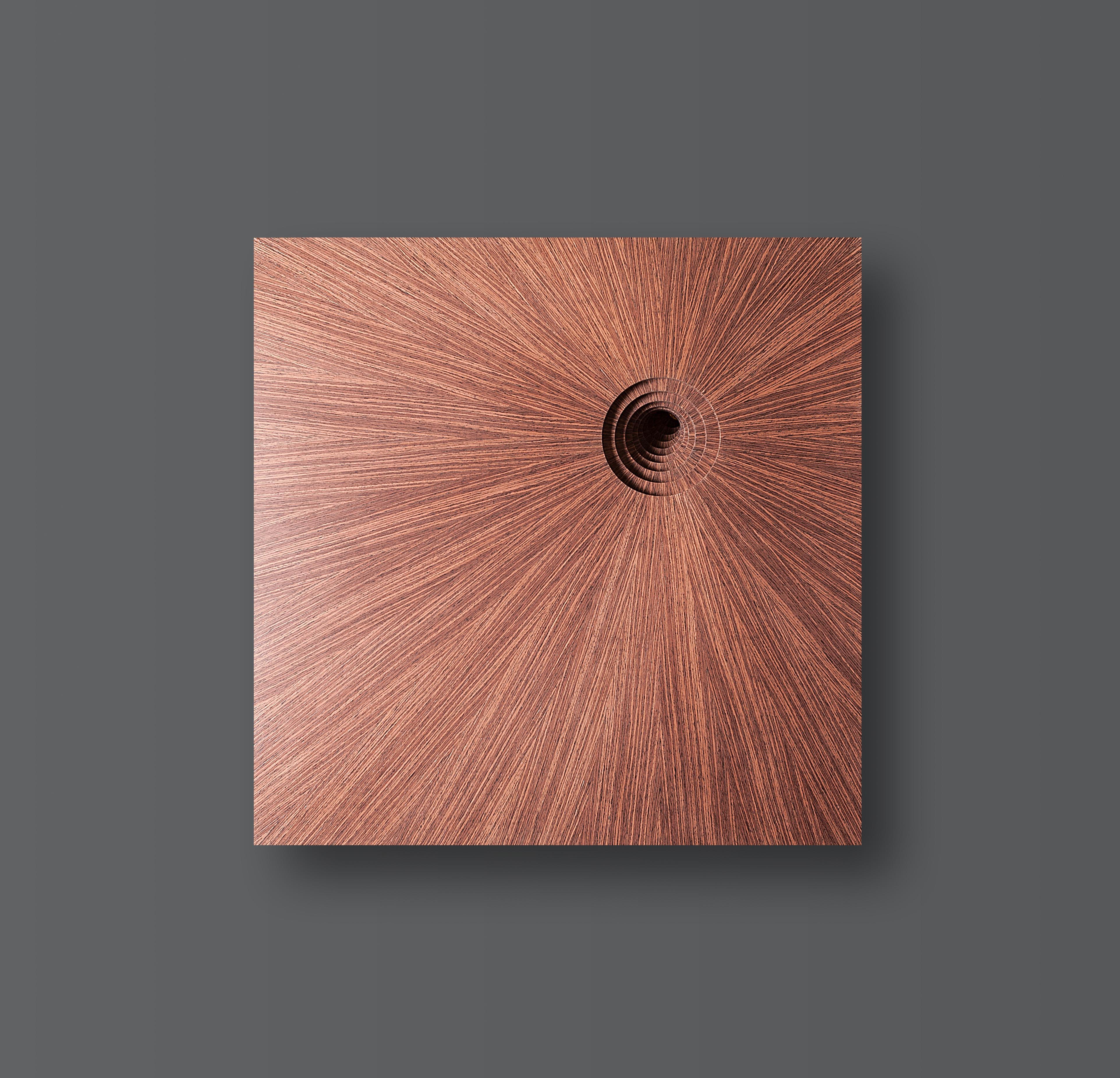 Britannique Vortex, Art mural contemporain, sculptural, en 3D en bois, par David Tragen en vente