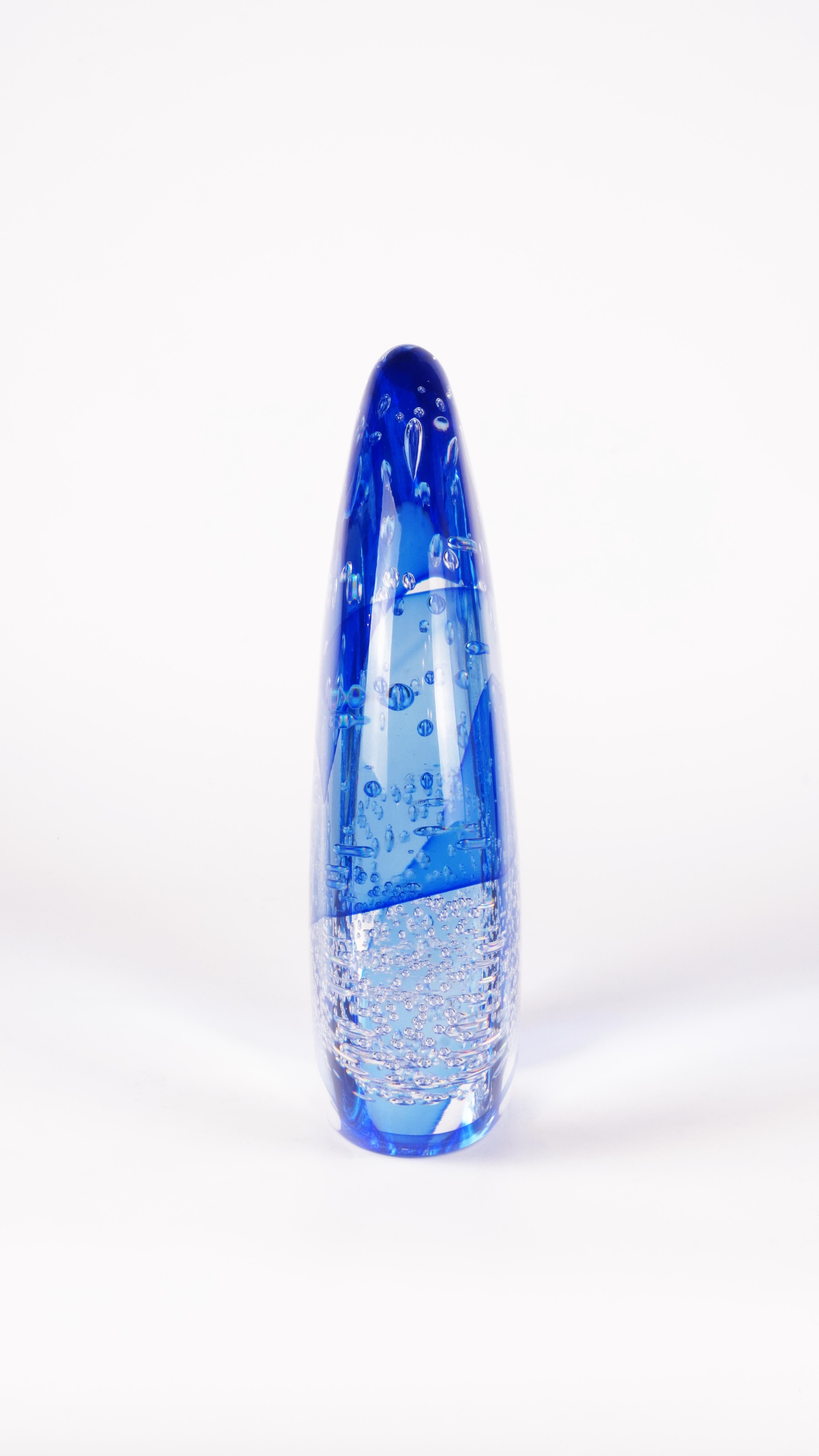 Moderno Vortex Murano Glass Sculpture - Chroma Collection in vendita