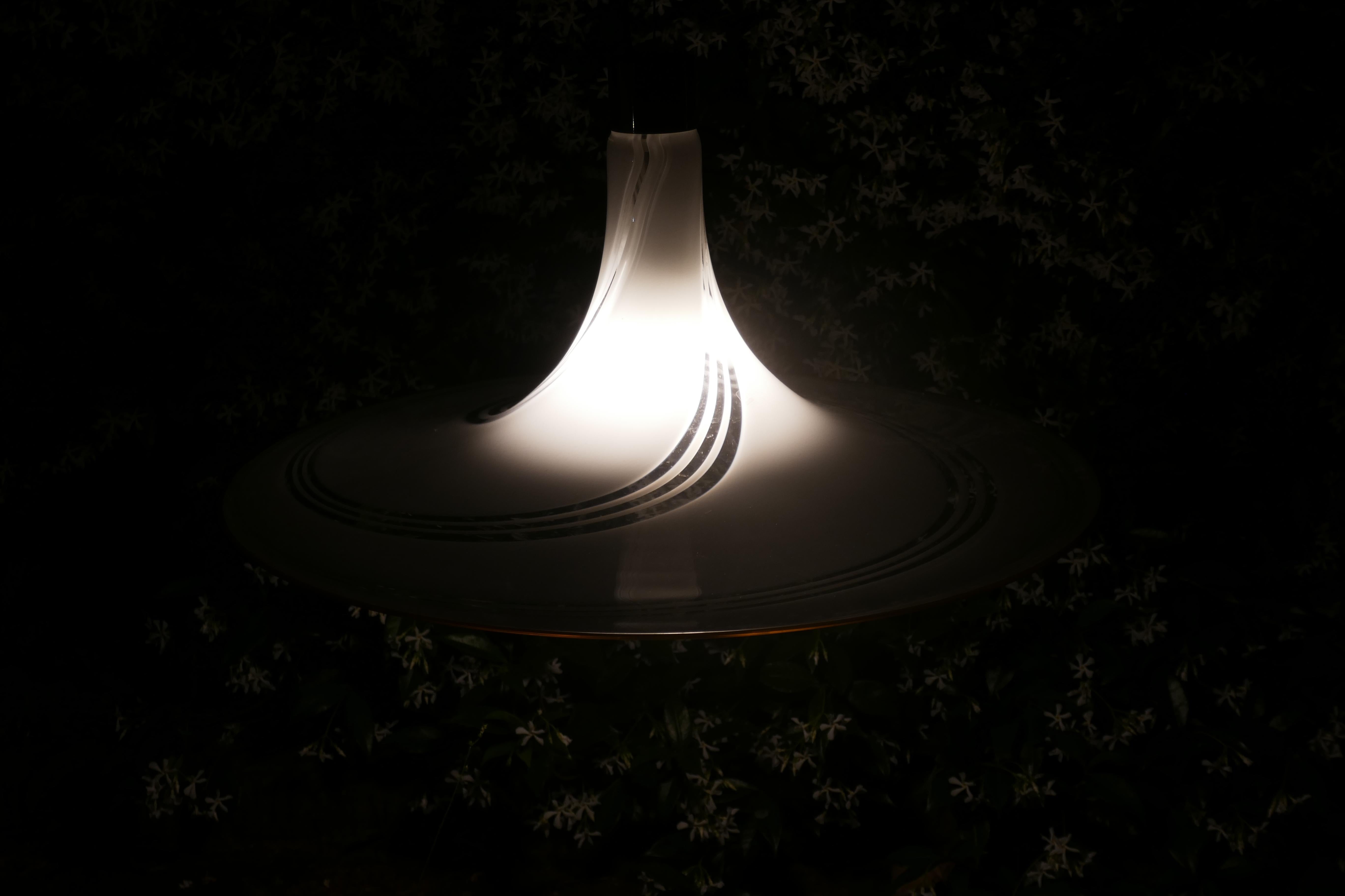 Vortex pendant lamp produced by Lag Murano. For Sale 2