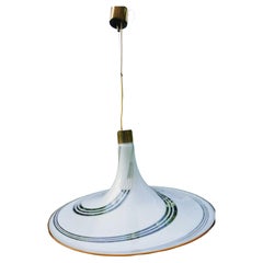 Vortex spiral pendant lamp produced by Lag Murano.