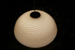 Vortex spiral pendant lamp produced by Lag Murano.