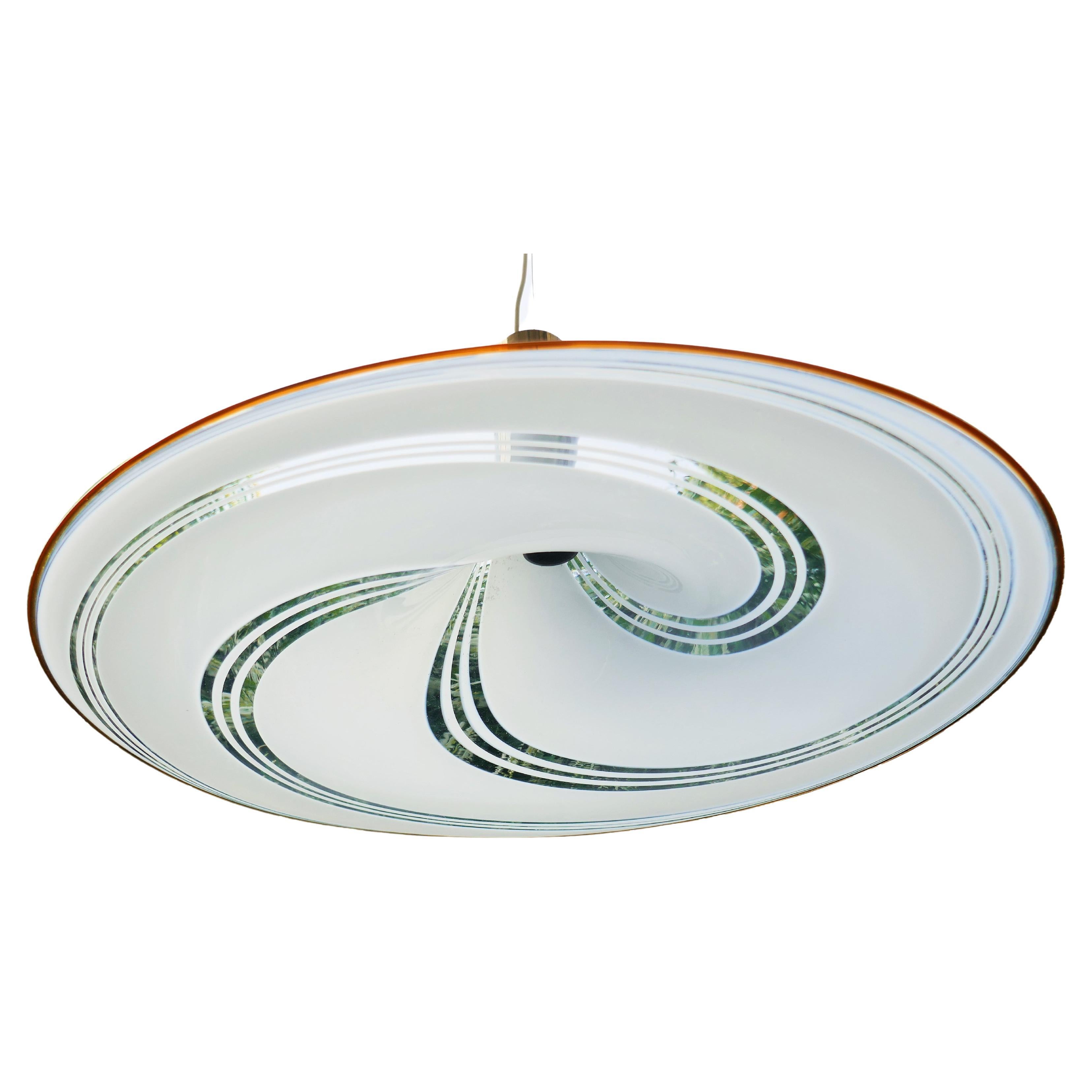 Modern Vortex pendant lamp produced by Lag Murano. For Sale
