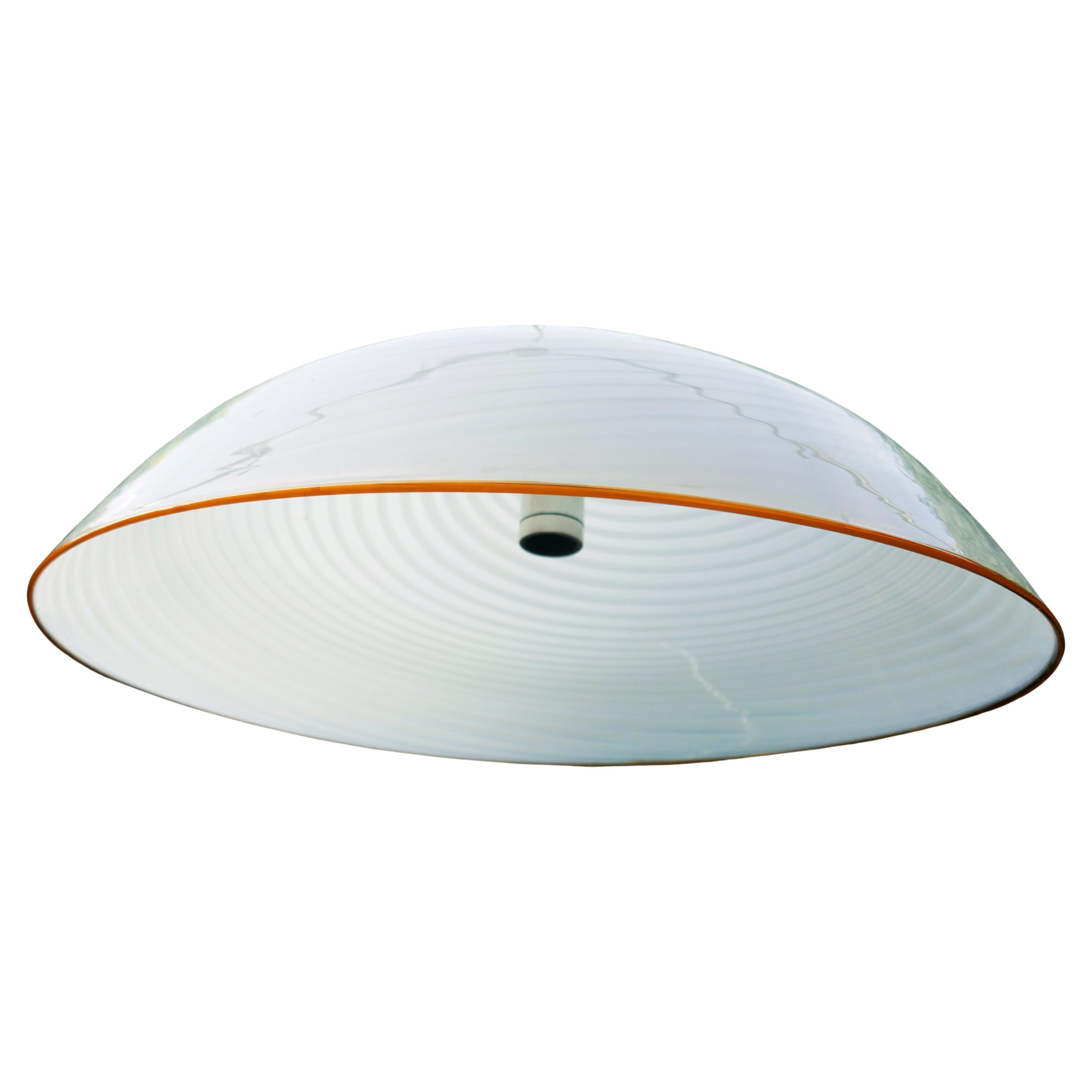 Hand-Crafted Vortex pendant lamp produced by Lag Murano. For Sale