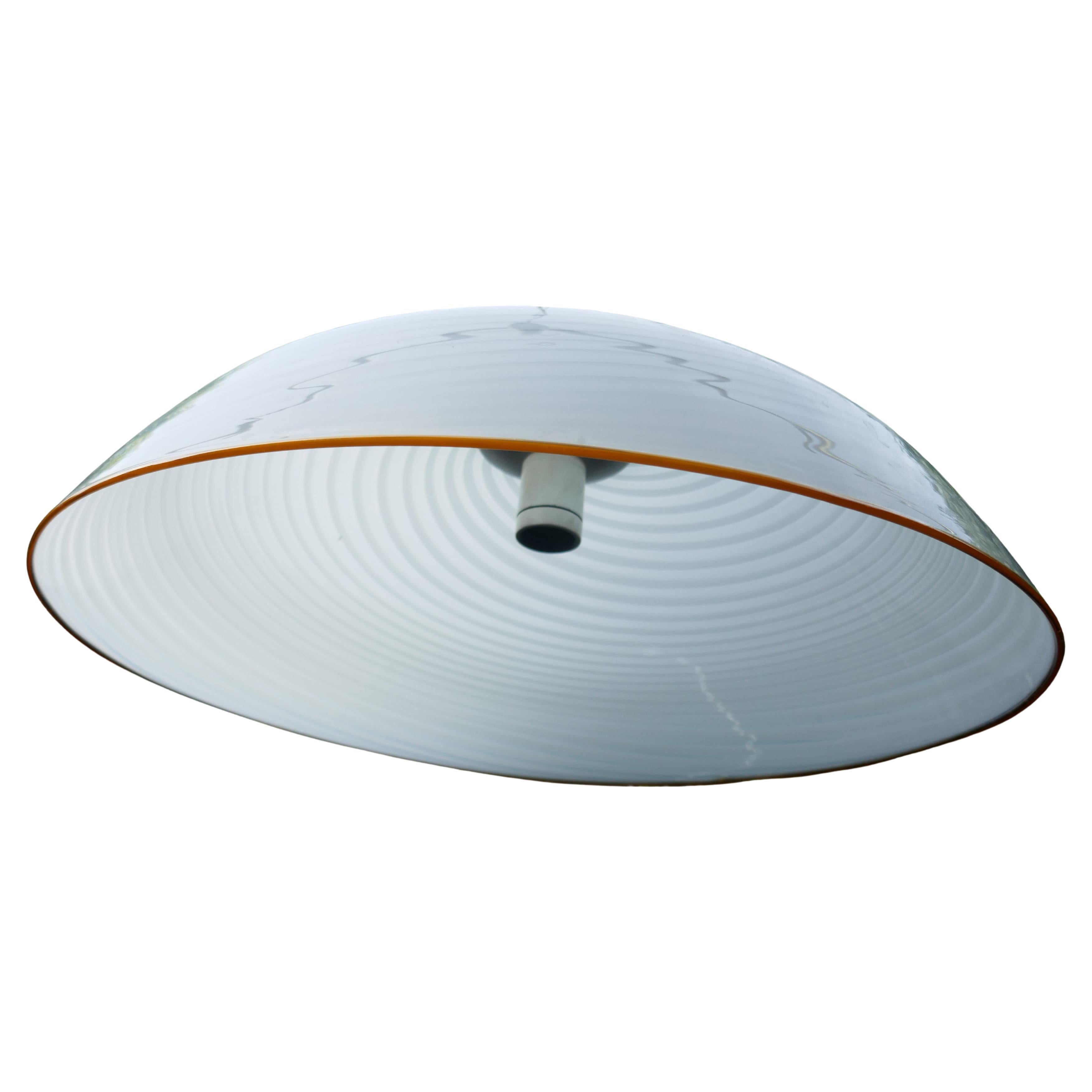 Murano Glass Vortex pendant lamp produced by Lag Murano. For Sale