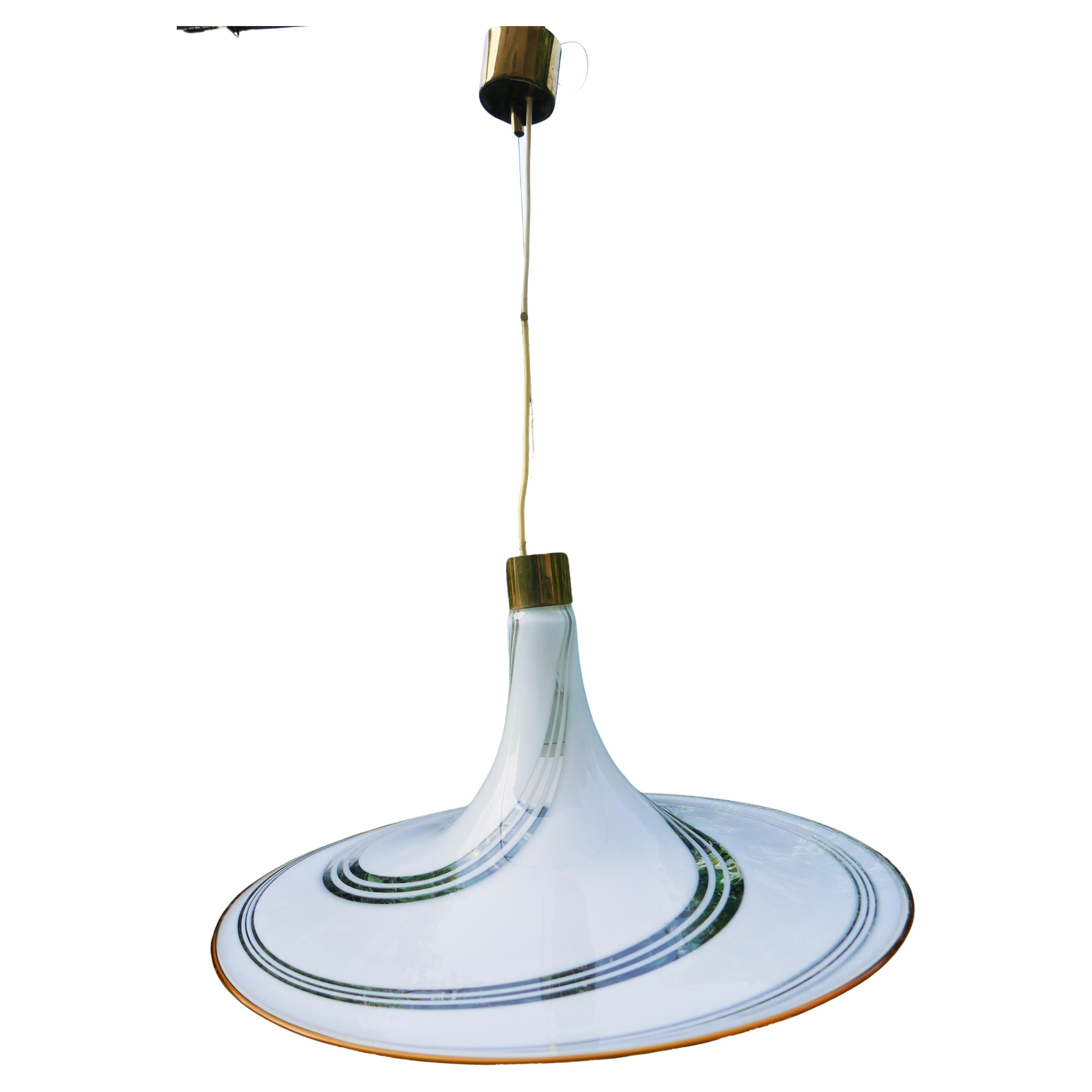 Vortex pendant lamp produced by Lag Murano. For Sale