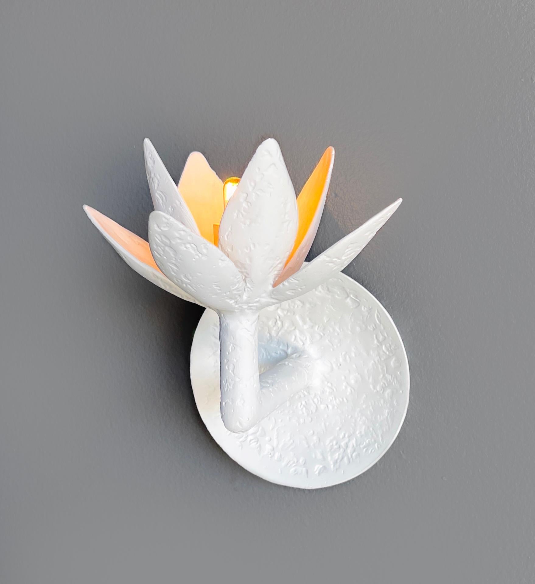 Plaster Vosges Primo Sconce by Bourgeois Boheme Atelier For Sale
