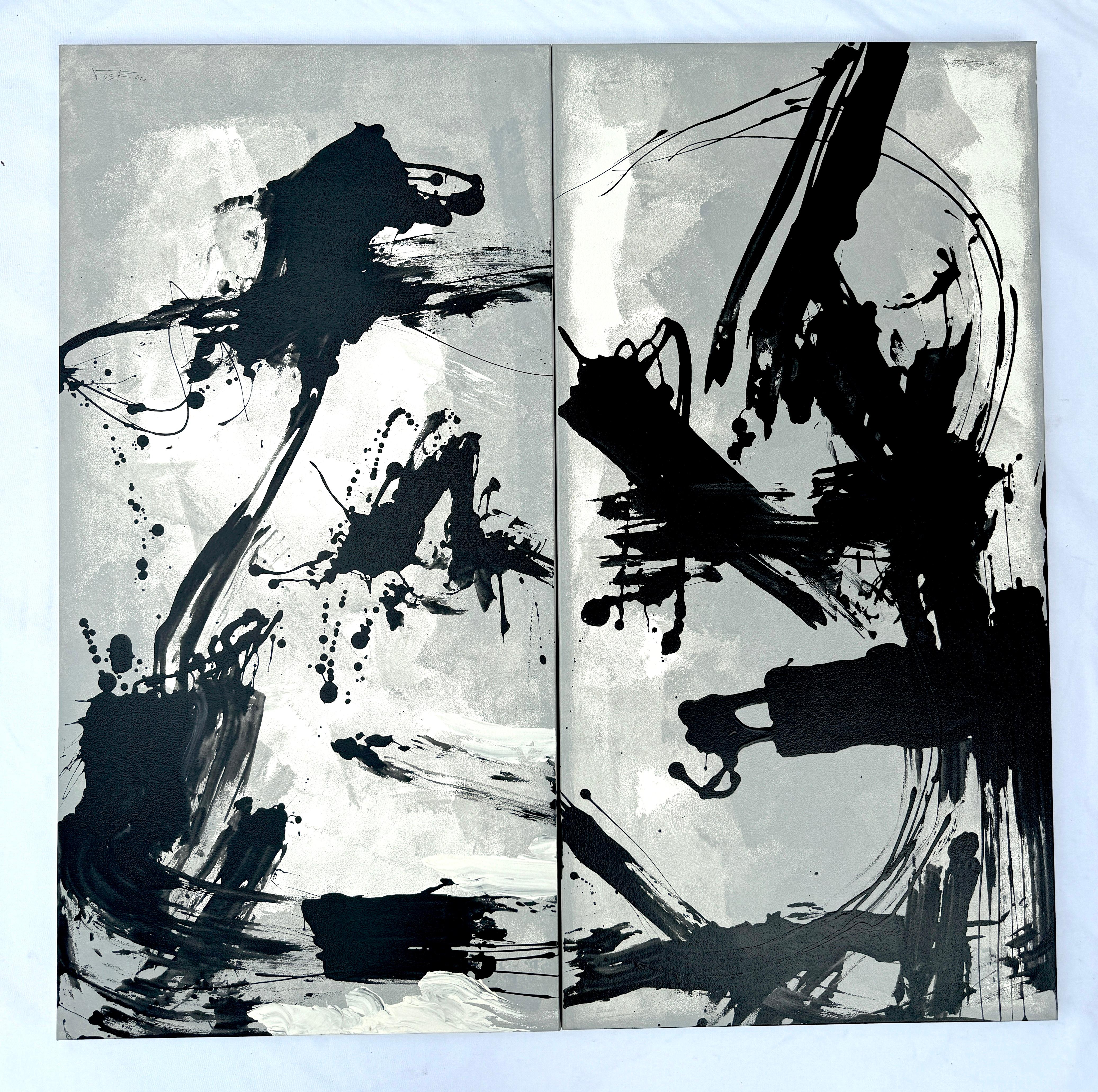 Artist: Voskan Galstian 
Work: Original Painting, Handmade Artwork, One of a Kind 
Medium: Acrylic on Canvas 
Year: 2023
Style: Abstract Art, 
Title: Black Ice
Size: 48