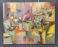 Daydream 3, Abstract Large Original Painting on Canvas, Ready to Hang