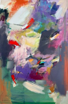 Delicate Moment, Abstract Art Original Painting, Ready to Hang