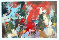 Desert Ocean, Abstract Art Original Painting, Ready to Hang