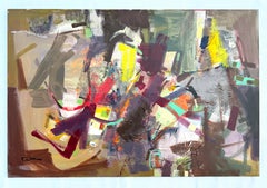 Hecho Por La Naturaleza, Pintura Original Arte Abstracto, Lista Para Colgar