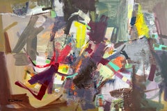 Hecho Por La Naturaleza, Pintura Original Arte Abstracto, Lista Para Colgar