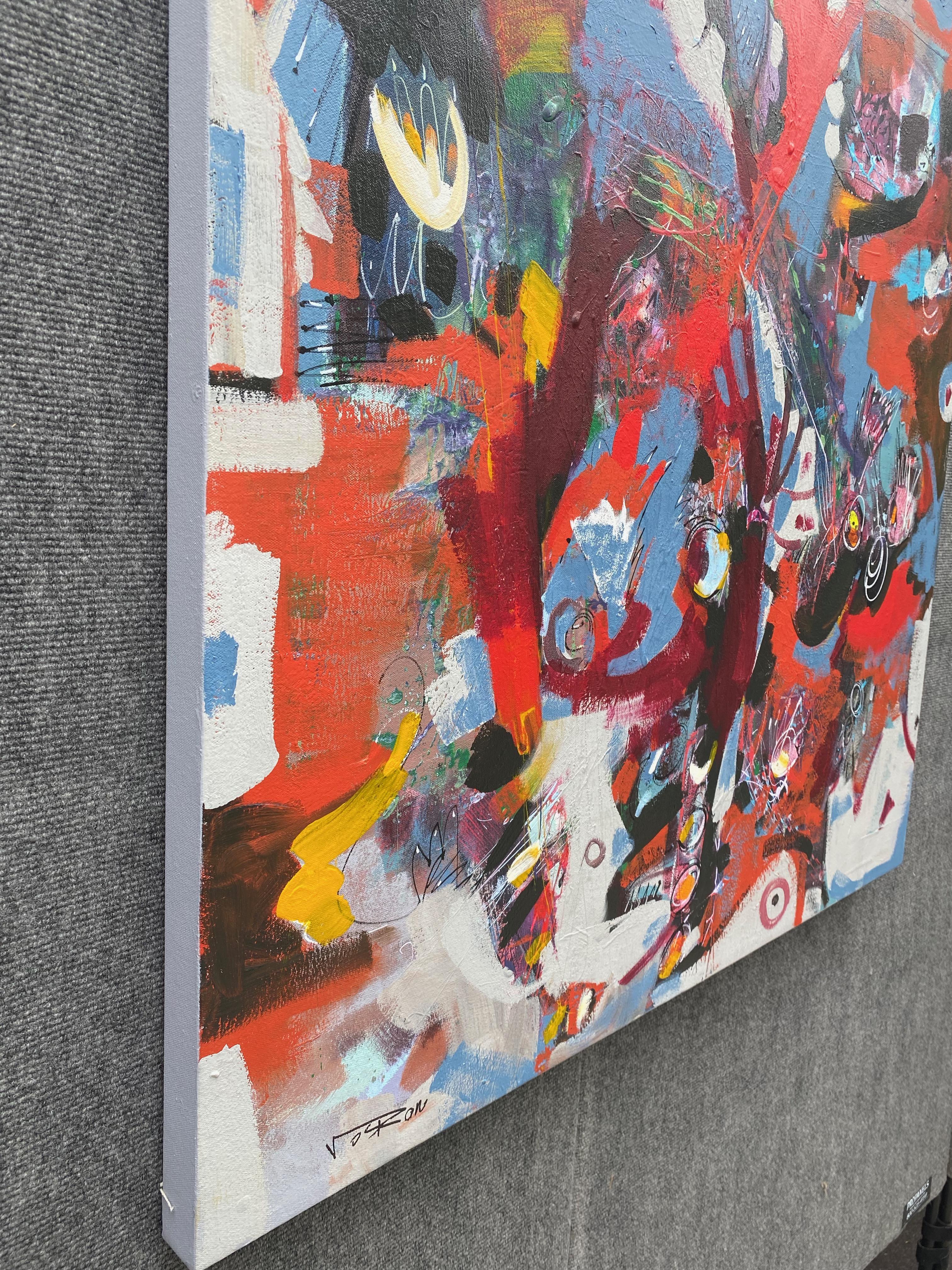 25
Artistics : Voskan Galstian 
Travail : Peinture acrylique originale, œuvre d'art faite à la main, unique en son genre 
Médium : Acrylique sur toile 
Année : 2022
Style : Art abstrait, 
Sujet : S'habiller en rouge,
Taille : 36