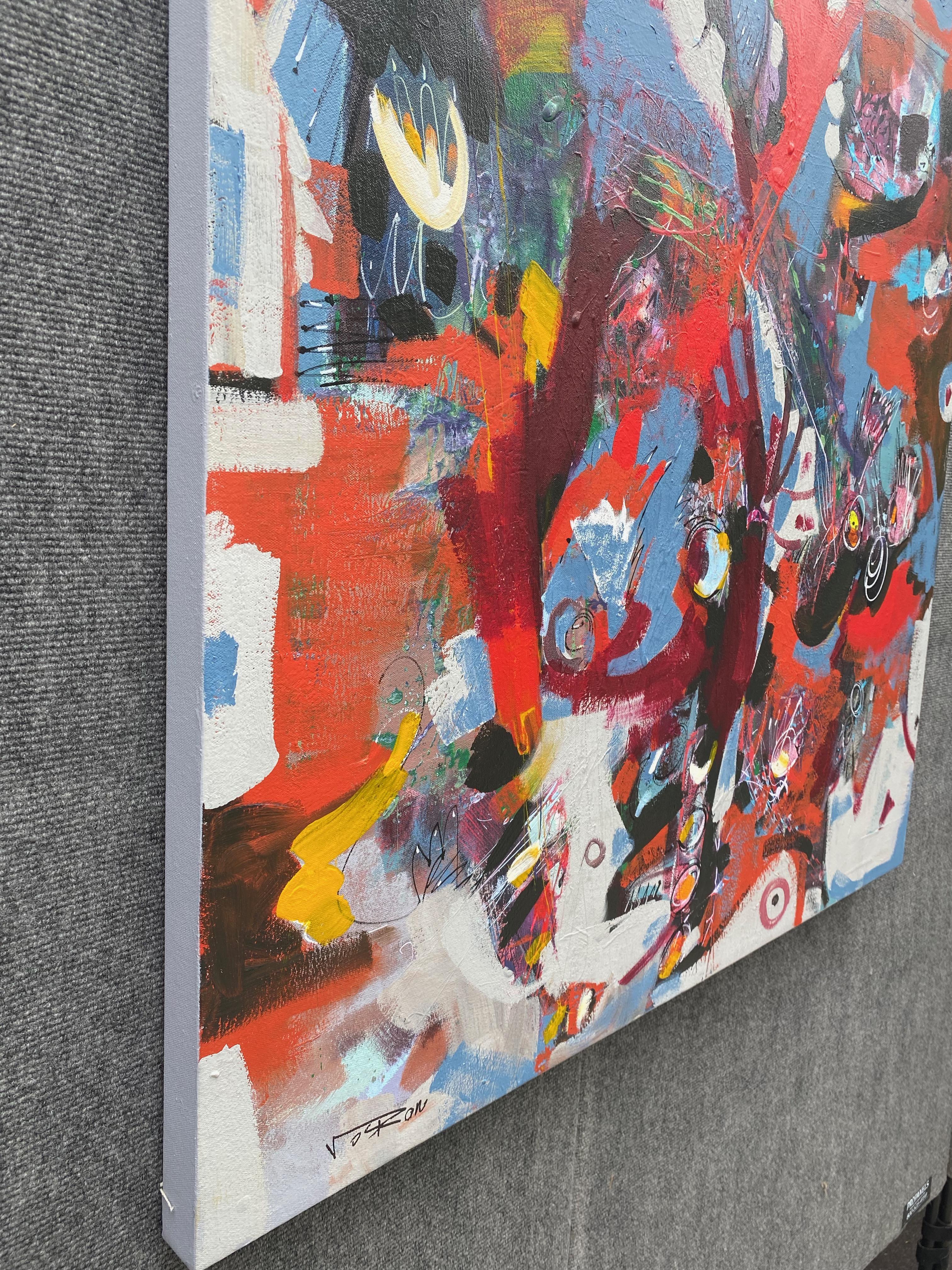25
Artista: Voskan Galstian 
Lavoro: Pittura acrilica originale, opera d'arte fatta a mano, pezzo unico 
Mezzo: Acrilico su tela 
Anno: 2022
Stile: Arte astratta, 
Titolo: Vestirsi di rosso,
Dimensioni: 36