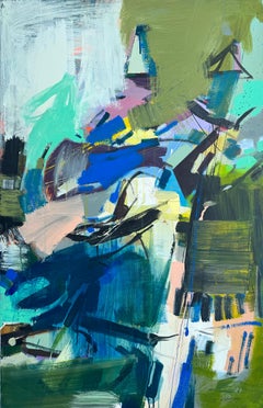 Eternal Flight, Abstract Art Original Painting, Ready to Hang