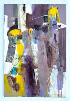 Excavation, Abstract Art Original Painting, Ready to Hang