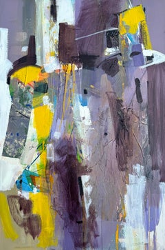 Excavation, Abstract Art Original Painting, Ready to Hang