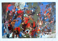 Faded Dream, Abstract Art Original Painting, Ready to Hang