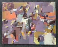 Fiesta Day, Abstract Large Original Painting on Canvas, Ready to Hang