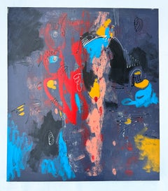 Prima luce, quadro astratto moderno originale, pronto da appendere