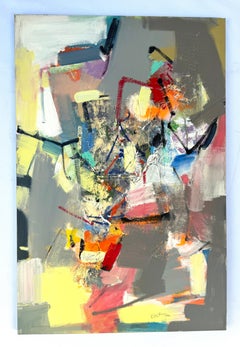 Fixed Limits, Abstrakte Contemporary art Originalgemälde, hängefertig