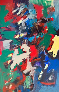 Flying Dreams, Abstract Art, Contemporary Original Painting, Ready to Hang
