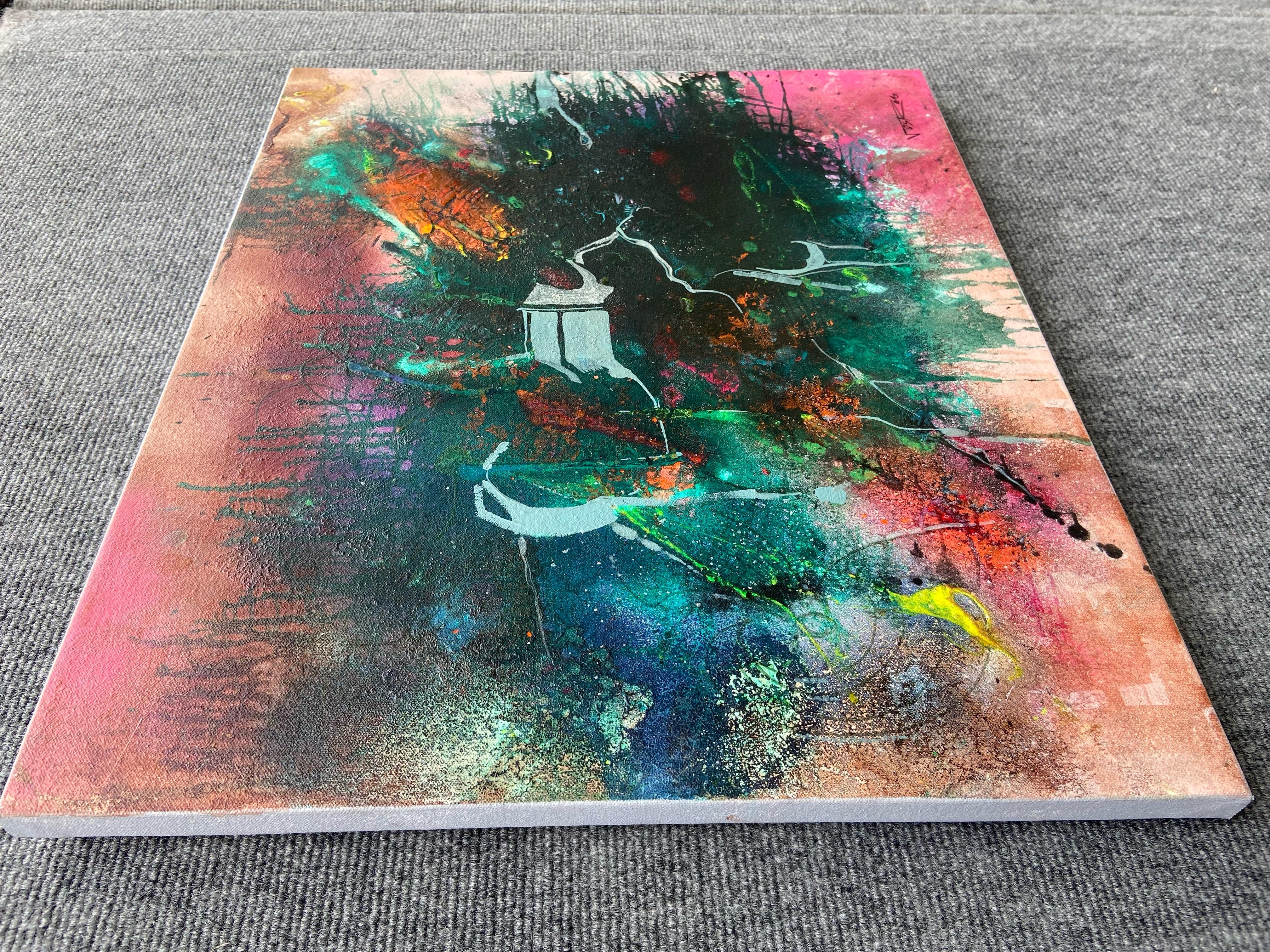 Giardino I, Pittura astratta - Painting di Voskan Galstian
