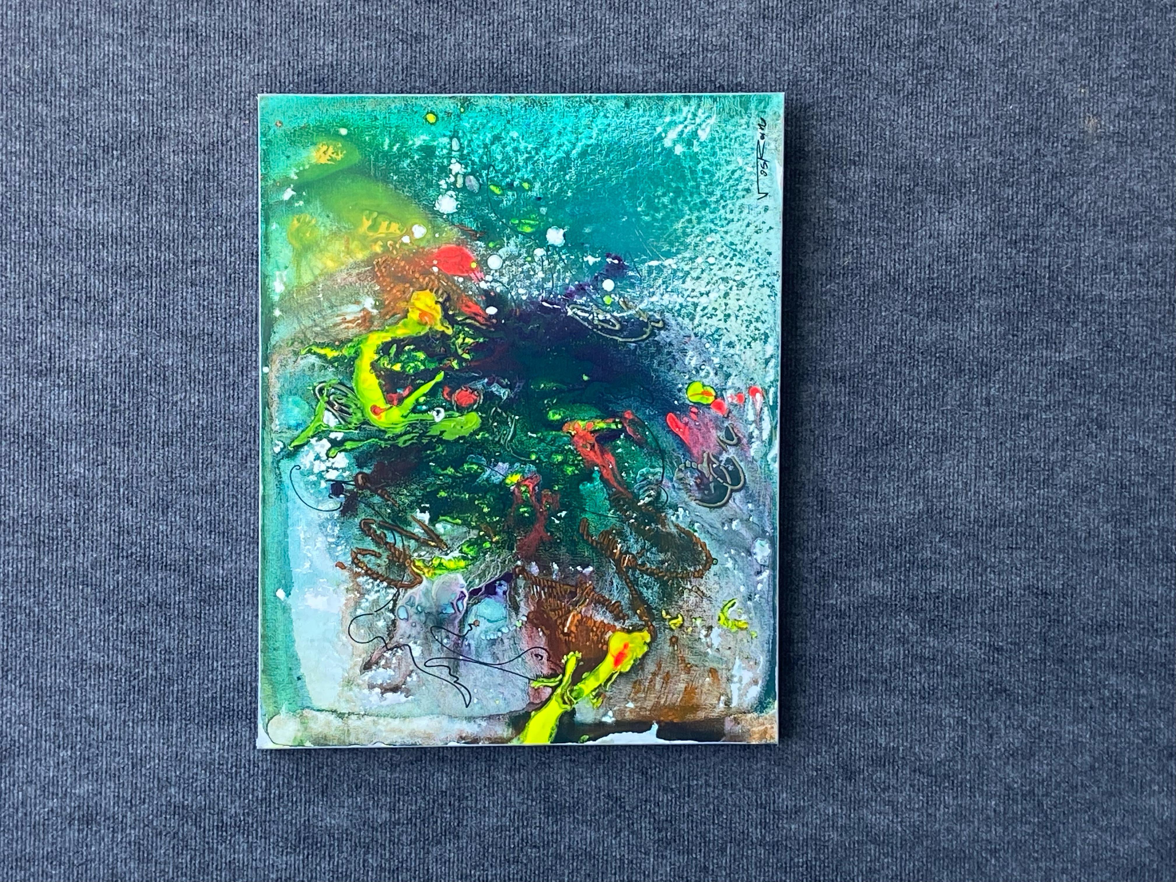 Garden III, Abstract Painting For Sale 2