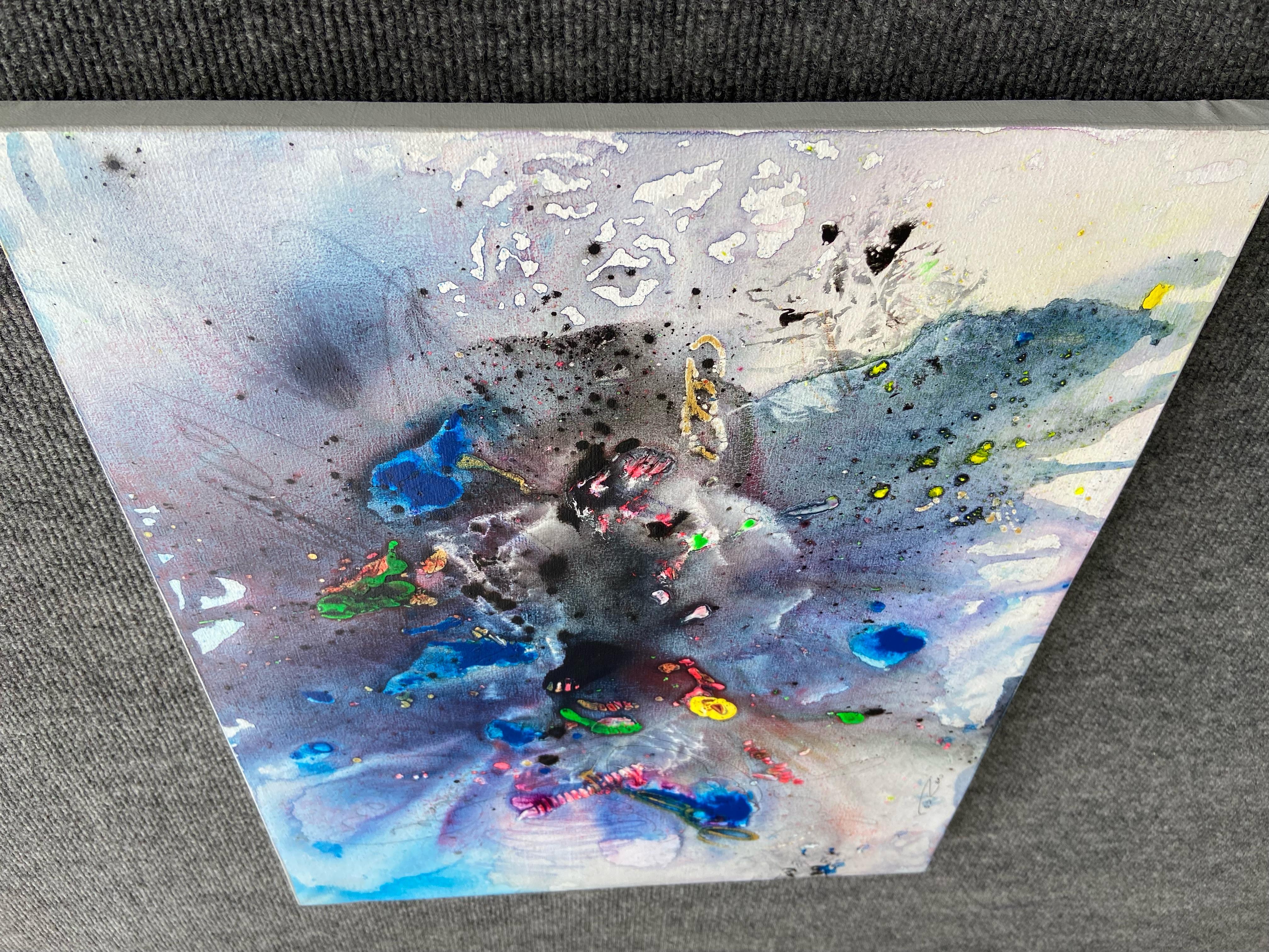 Giardino V, Pittura astratta - Painting di Voskan Galstian