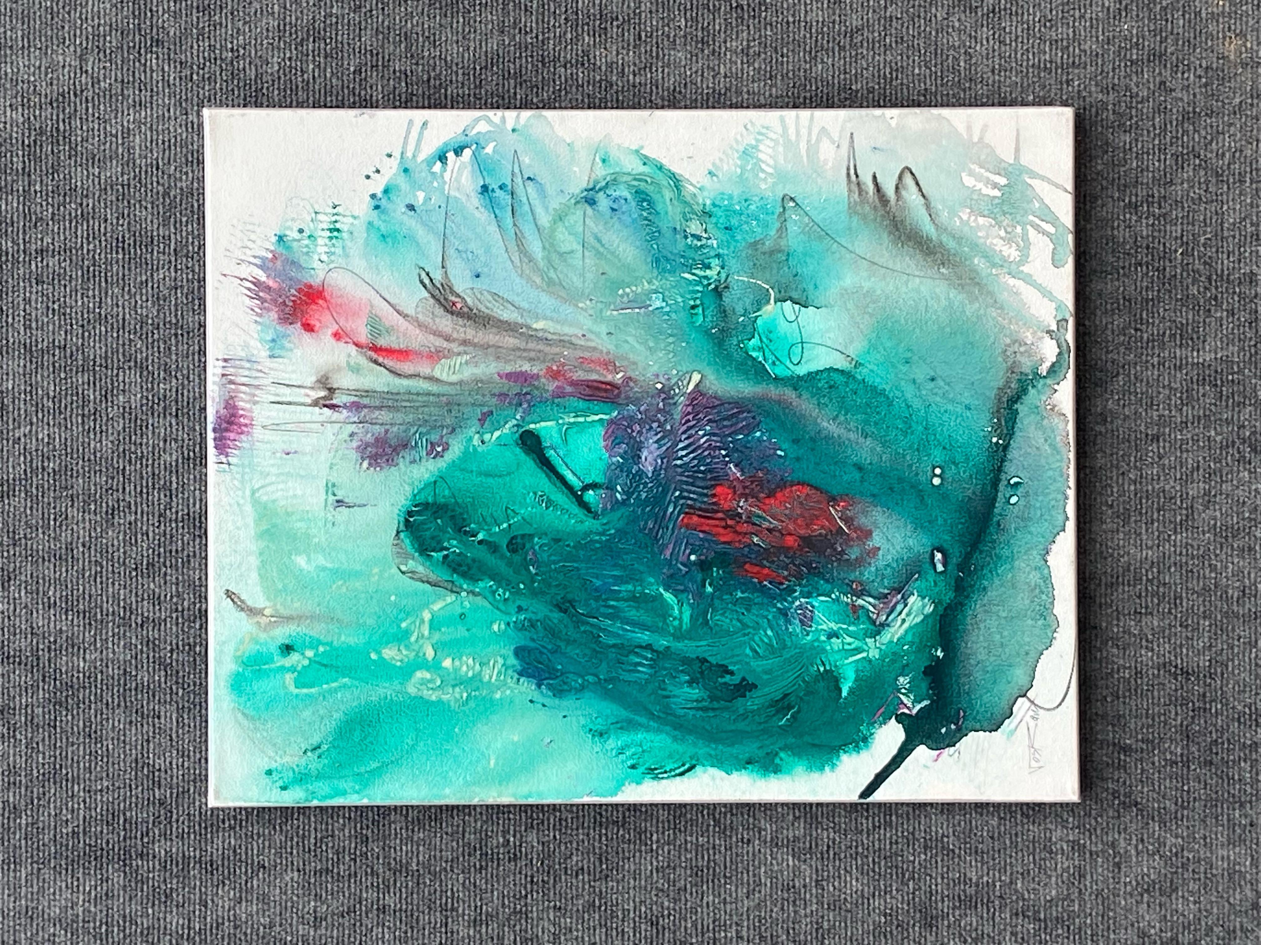 Giardino XII, Pittura astratta - Painting Astratto di Voskan Galstian