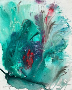 Jardin XII, peinture abstraite