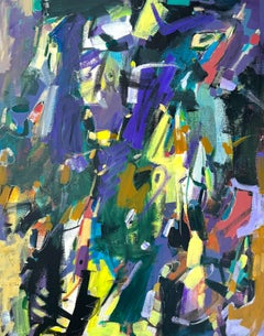 Growing Season 2, Abstract Art Contemporary Original Painting, Ready to Hang