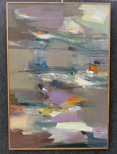 Kiss Of Light, Abstract Large Original Painting on Canvas, Ready to Hang