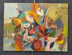 Layers In A Dream, Abstract Original Painting, Ready to Hang