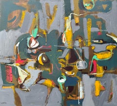 Making Peace, Abstract Original Painting on Canvas, Ready to Hang