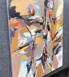 Mastery Kind, Abstract Art Original Acrylic Painting, Ready to Hang, Large Size