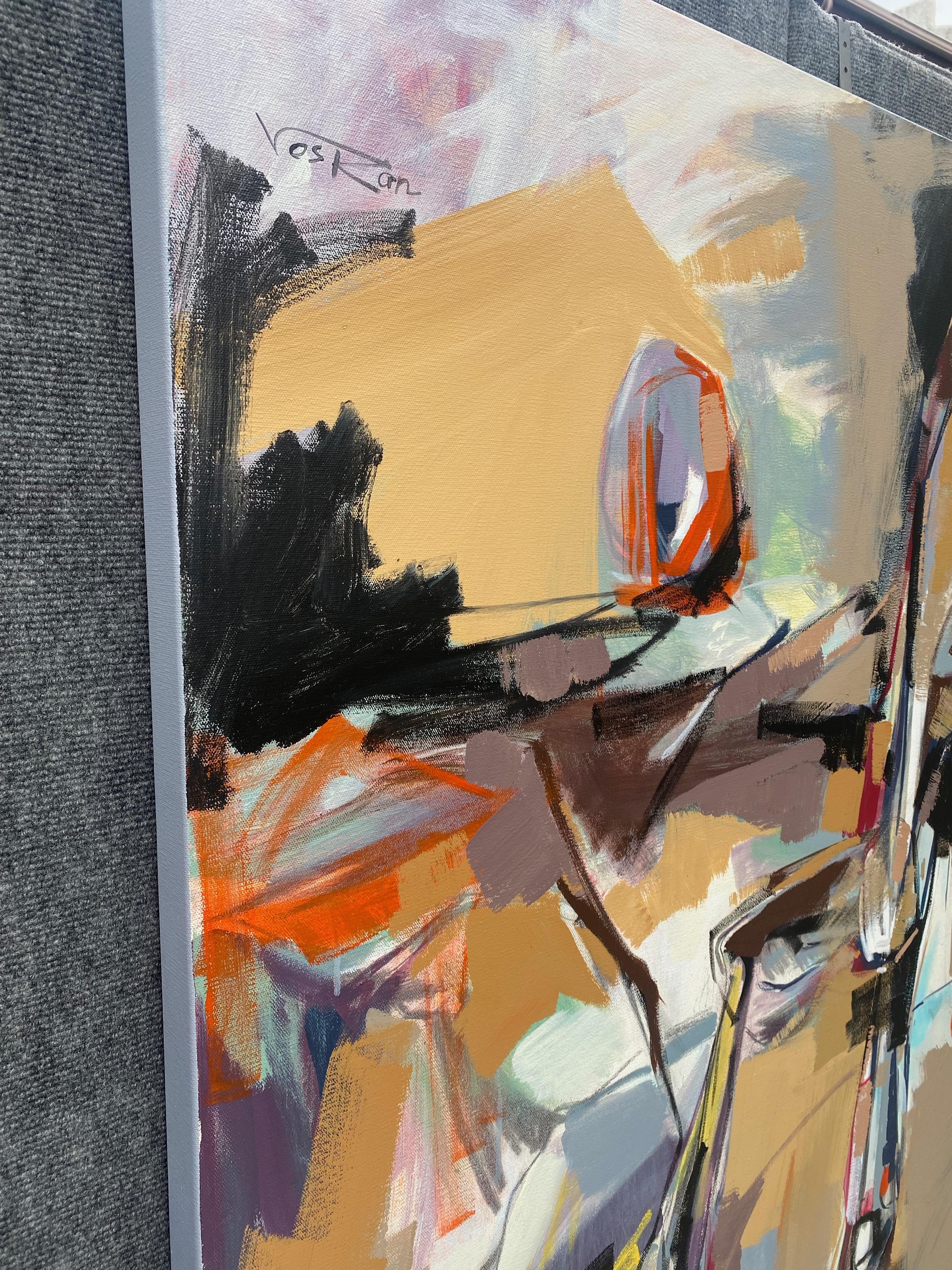 Abstract Original Acrylic Painting, Ready to Hang, Large Size
Artist: Voskan Galstian 
Work: Original Acrylic Painting, Handmade Artwork, One of a Kind 
Medium: Acrylic on Canvas 
Year: 2022
Style: Abstract Art, 
Subject: Mastery Kind,
Size: 60