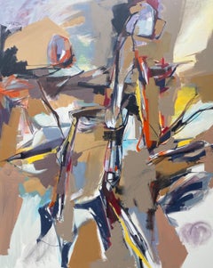 Mastery Kind, Abstract Art Original Acrylic Painting, Ready to Hang, Large Size