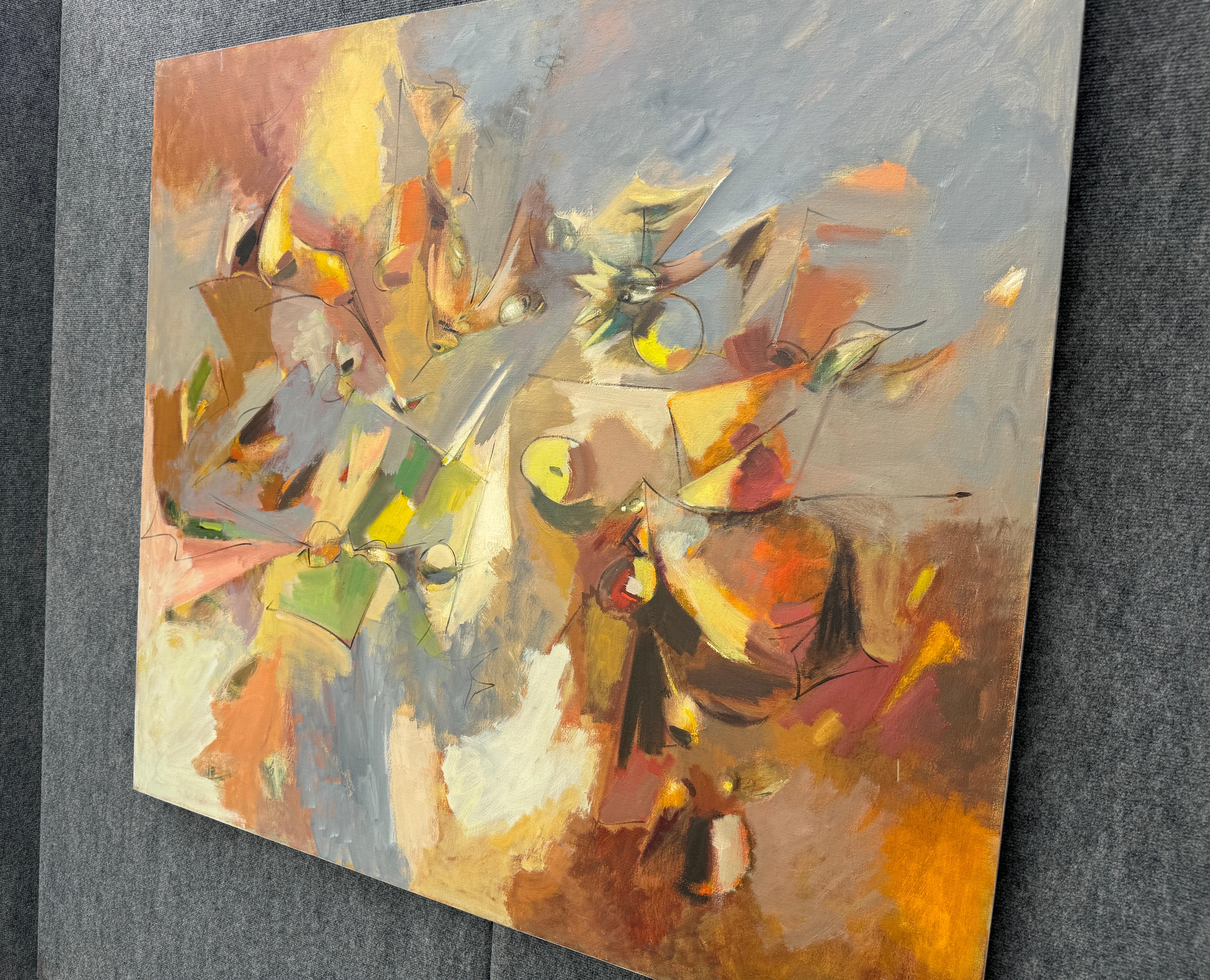 My Story 2, quadro originale astratto su tela, pronto da appendere - Painting Impressionismo di Voskan Galstian