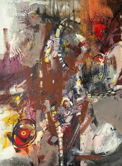 Un Último Aliento, Arte Abstracto, Pintura Original, Tamaño Grande Lista Para Colgar