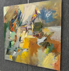 Sentiero della Trasformazione 3, Quadro originale astratto su tela, pronto da appendere